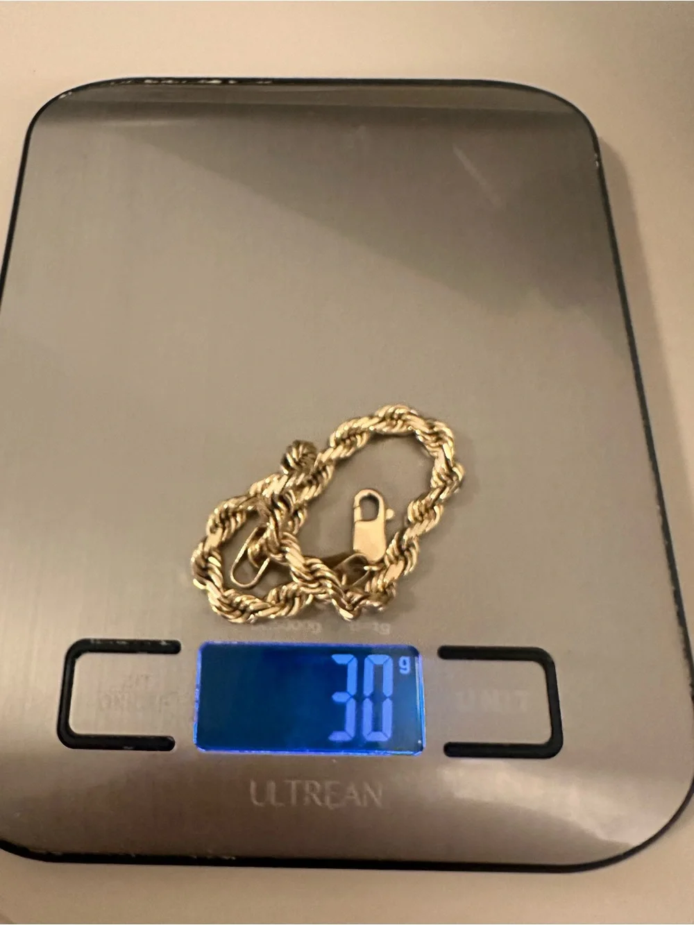 14k solid gold bracelet 30 grams